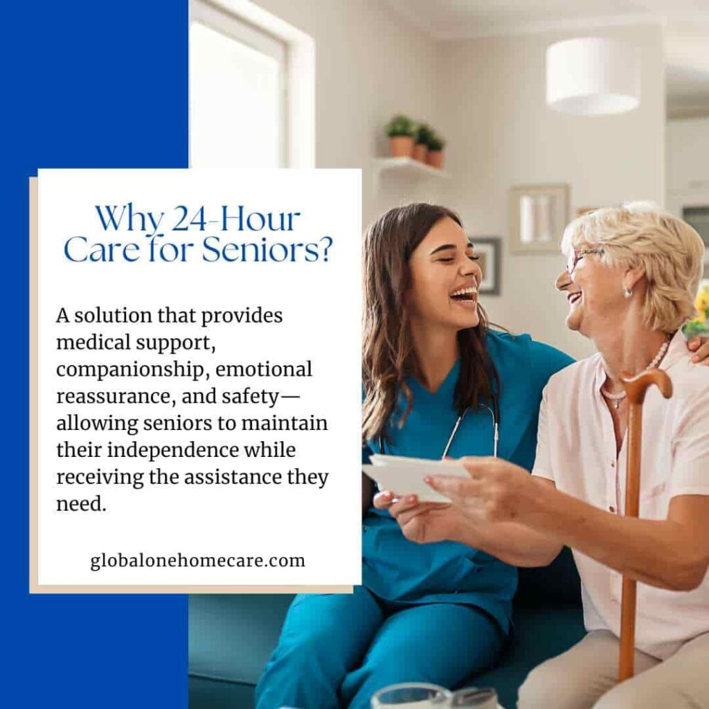 What is 24-hour home care for the elderly and what the benefits?
