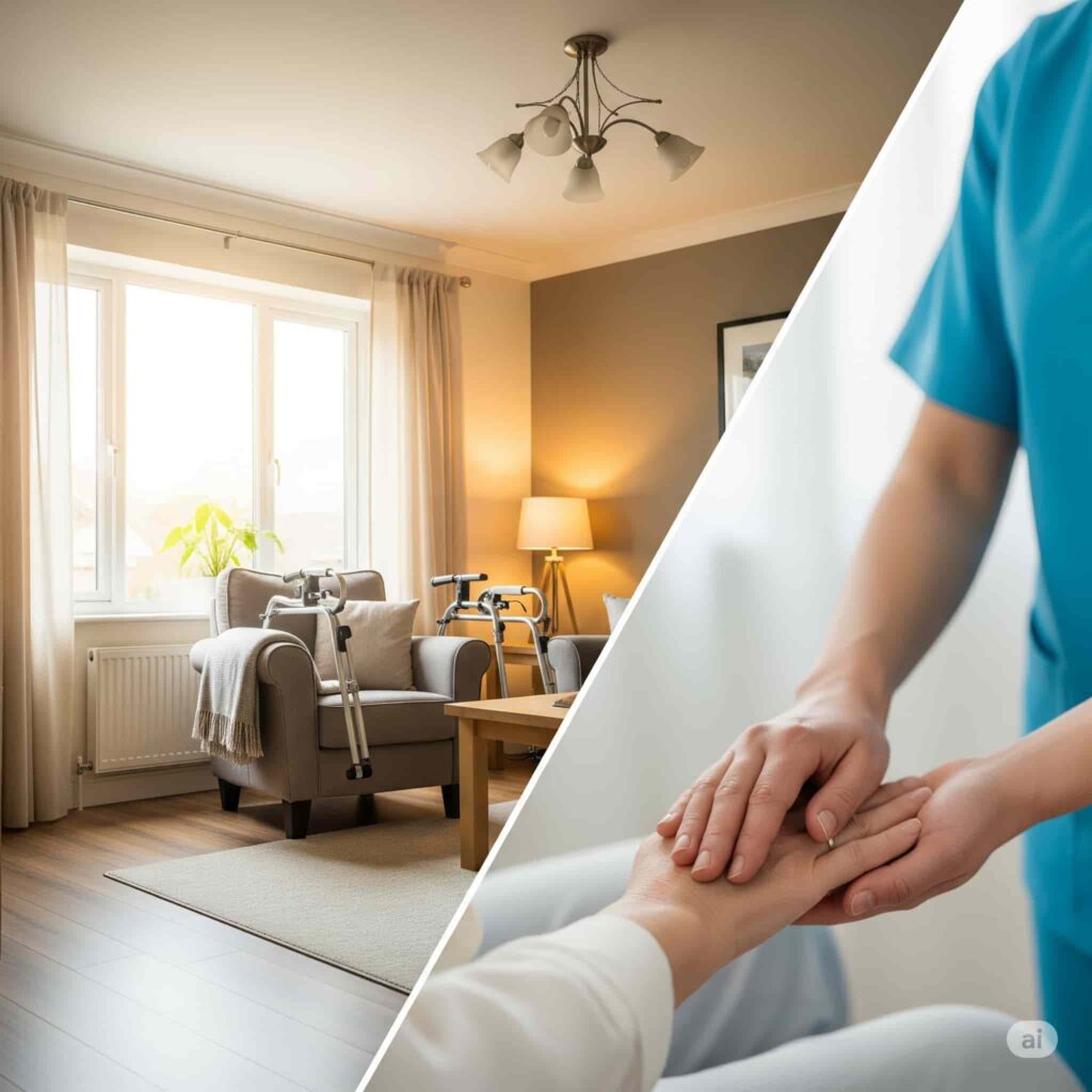 Asking aging parents questions around living arrangements and daily life